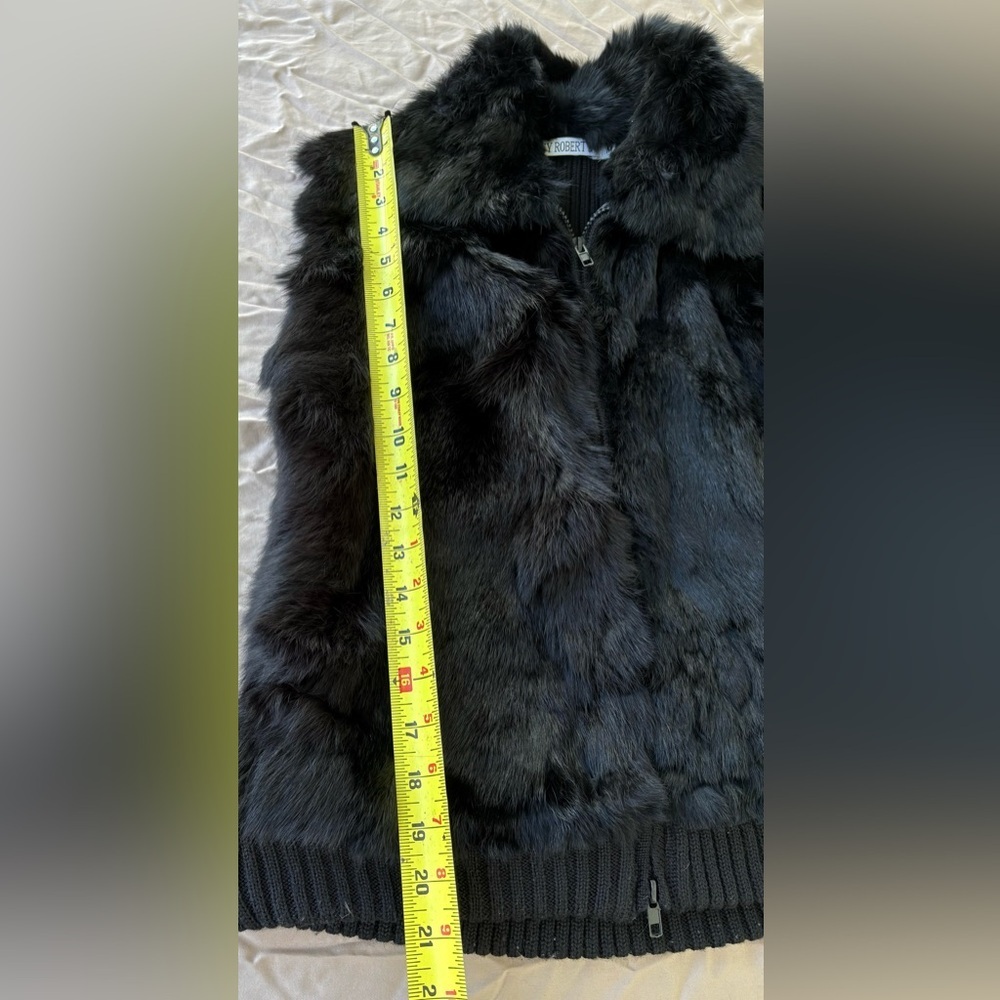 Danny Roberts - Authentic rabbit fur vest - size medium - Picture 7 of 8